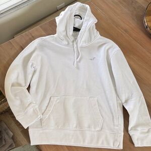 Hollister Classic White Hoodie XS